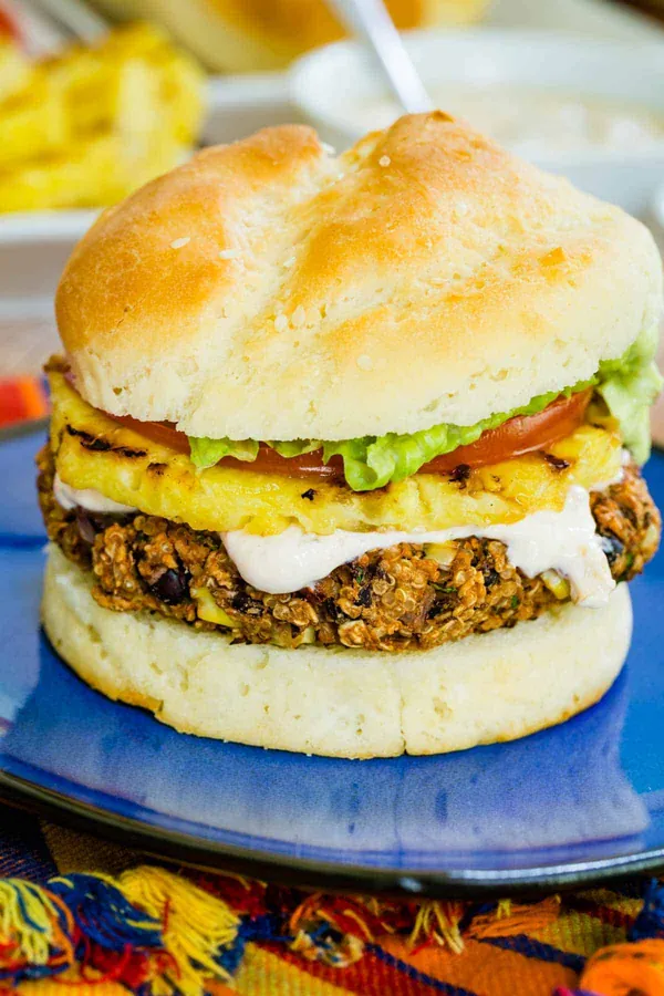 Black Bean Quinoa Burgers