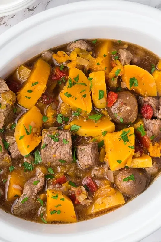 Butternut Squash Beef Stew Recipe