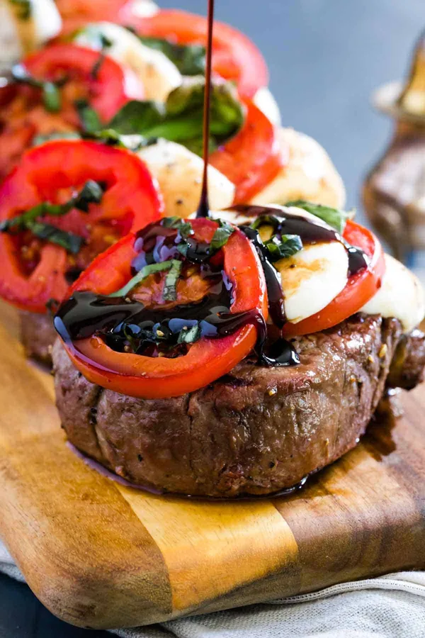 Caprese Filet Mignon Steak