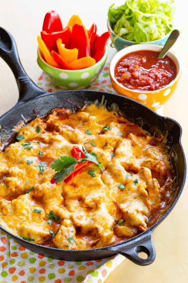 Chicken Enchilada Skillet