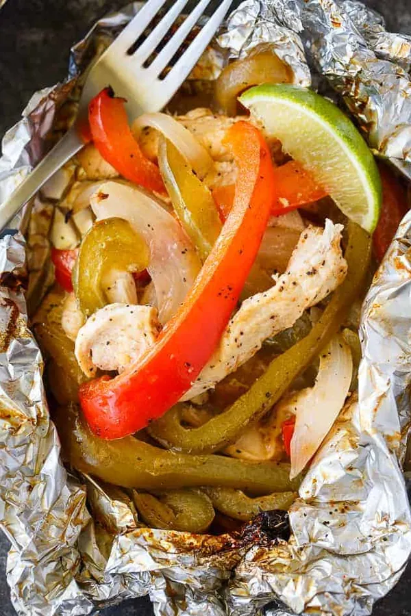 Chicken Fajita Foil Packets