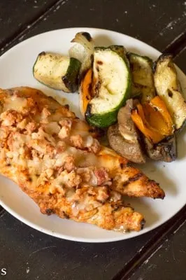 Grilled Cheesy Bacon Chicken