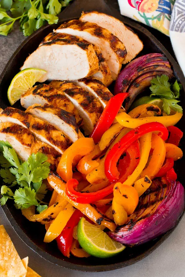 Grilled Chicken Fajitas