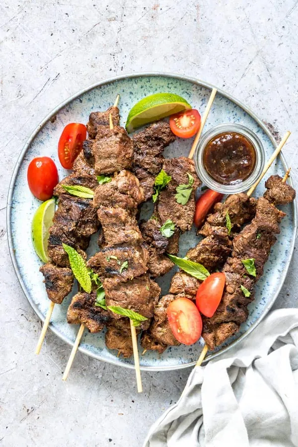 Grilled Lamb Kabobs