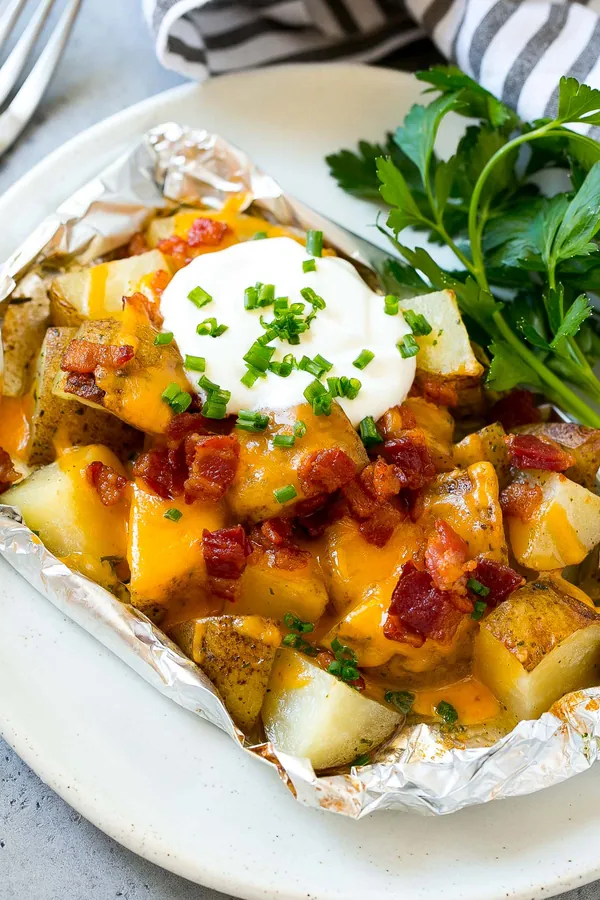 Grilled Potatoes in Foil