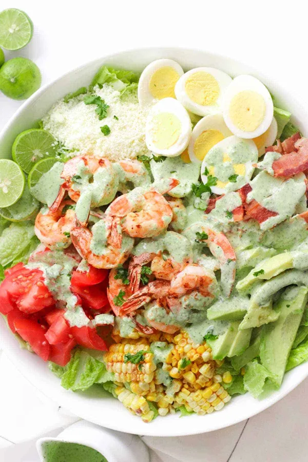Grilled Shrimp Cobb Salad