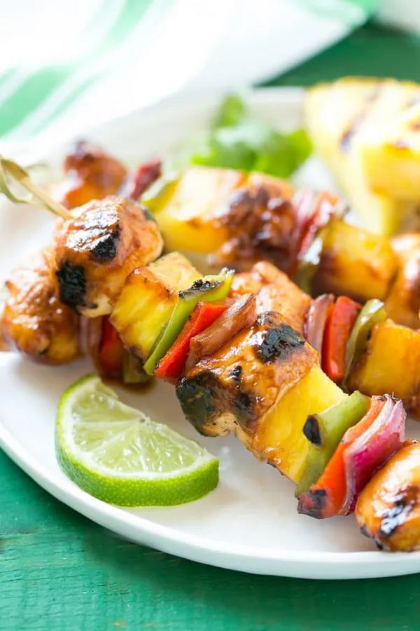 Hawaiian Chicken Kabobs