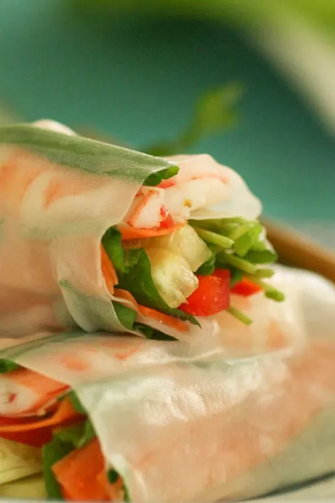 Homemade Shrimp Spring Rolls