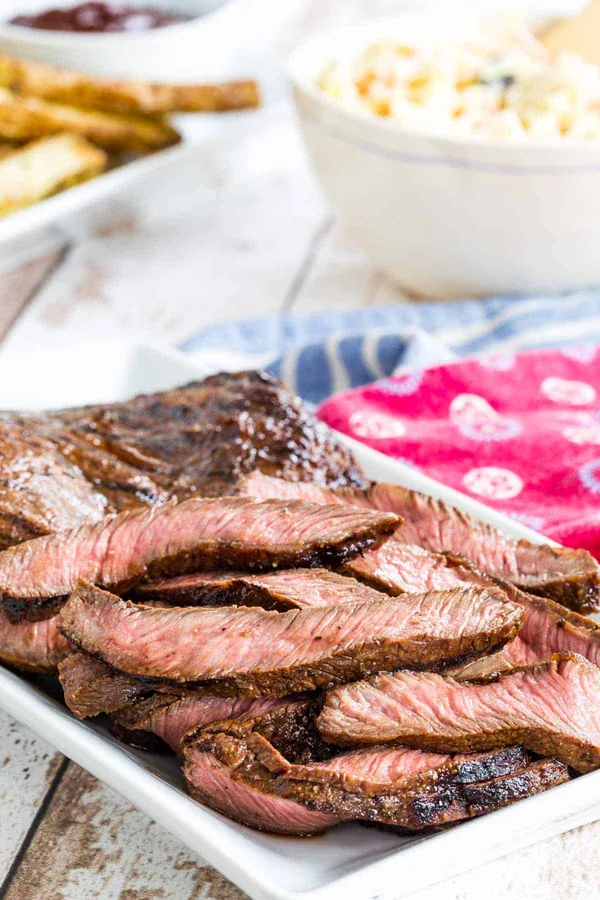 Honey Balsamic Marinated Flat Iron Steak
