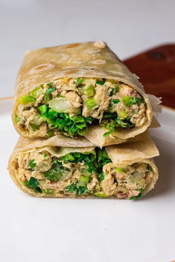 Hot Honey Tunacado Wrap
