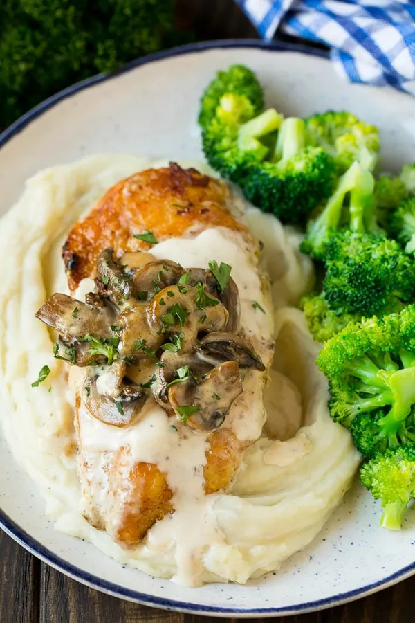 Instant Pot Chicken with Mushroom Sauce
