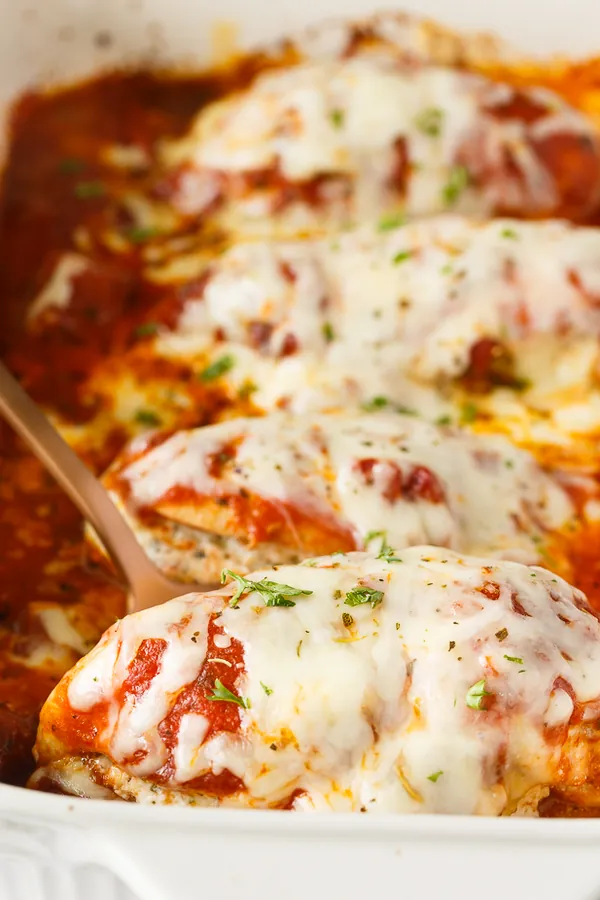 Lasagna Stuffed Chicken