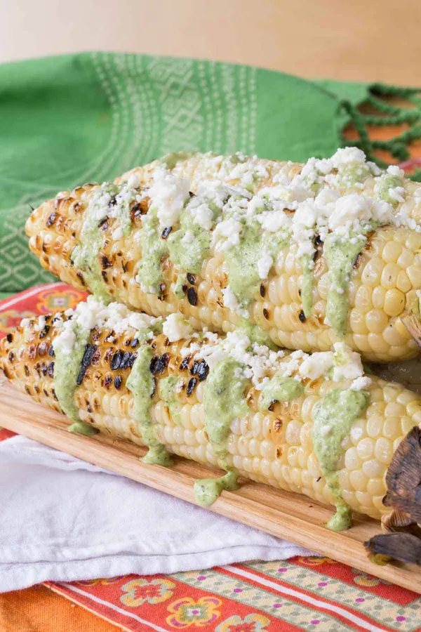 Peruvian-Style Grilled Street Corn