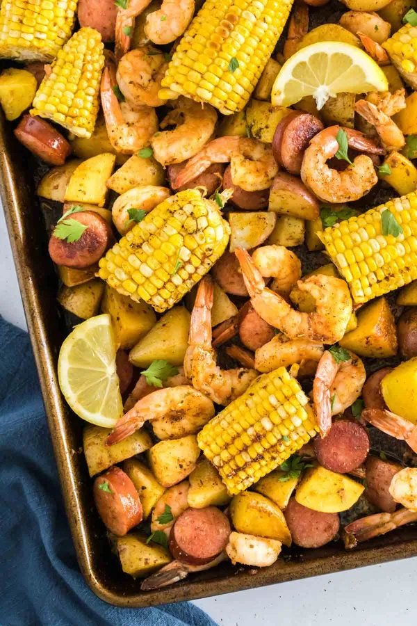Sheet Pan Shrimp Boil