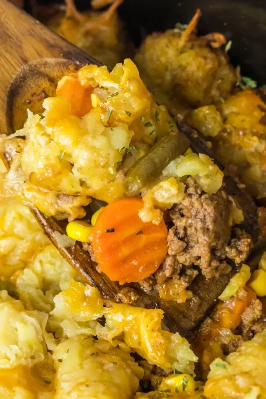 Shepherd's Pie Tater Tot Casserole
