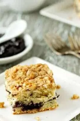 Simple Lemon-Blueberry Coffee Cake