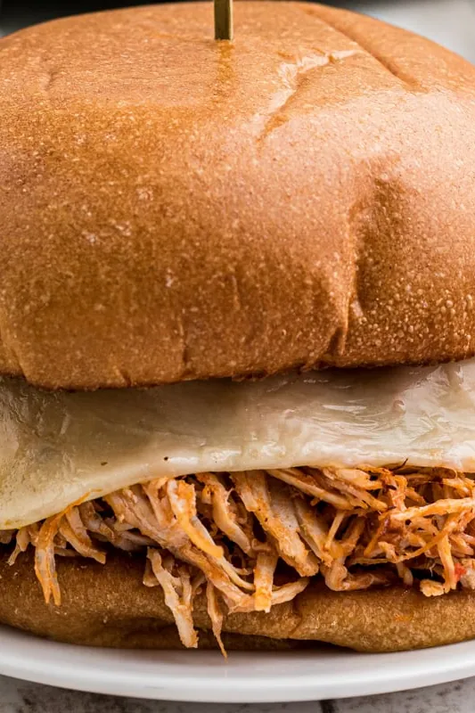 Slow Cooker Chicken Parmesan Sandwiches