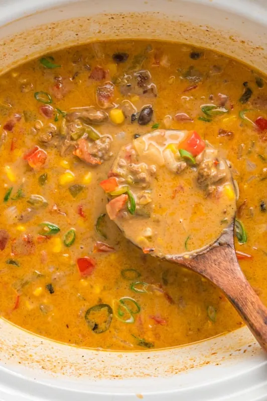Slow Cooker Nacho Soup