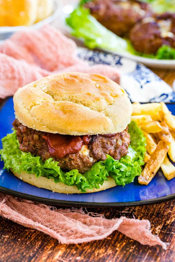 Stuffed Blue Cheese Burgers