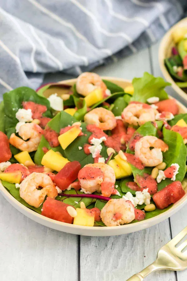 Summer Grilled Shrimp Salad