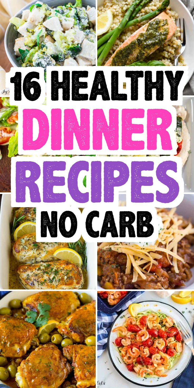 Healthy Dinner Recipes No Carb