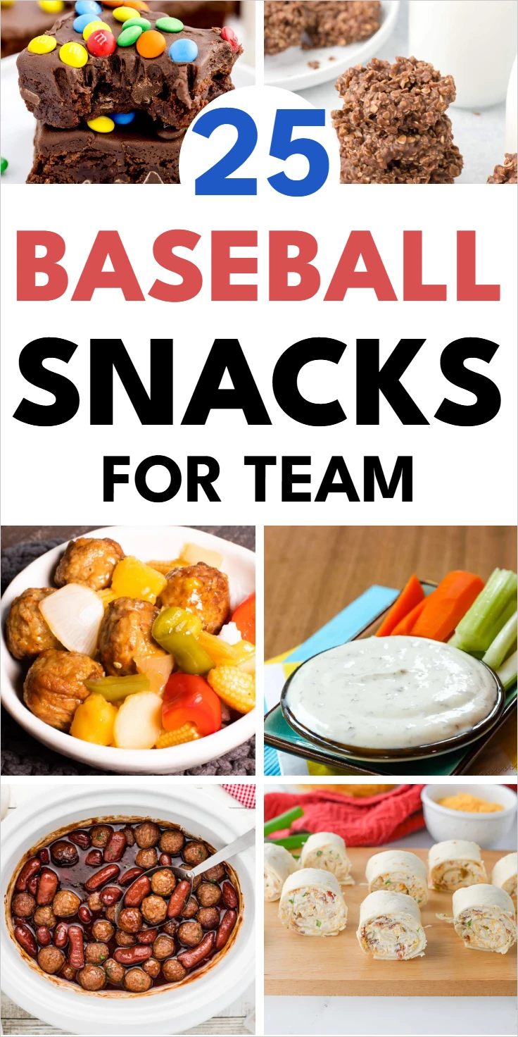 baseball snacks for team