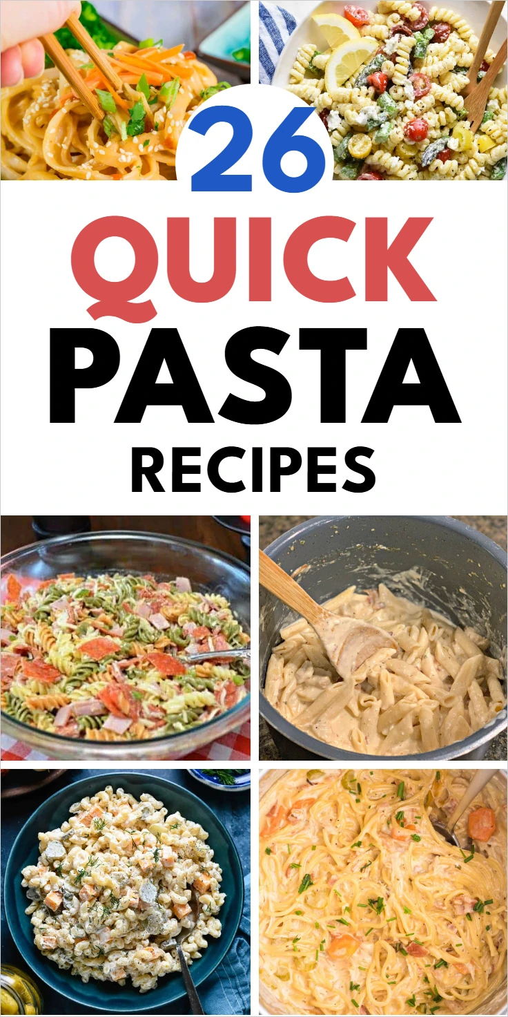 QUICK PASTA RECIPES