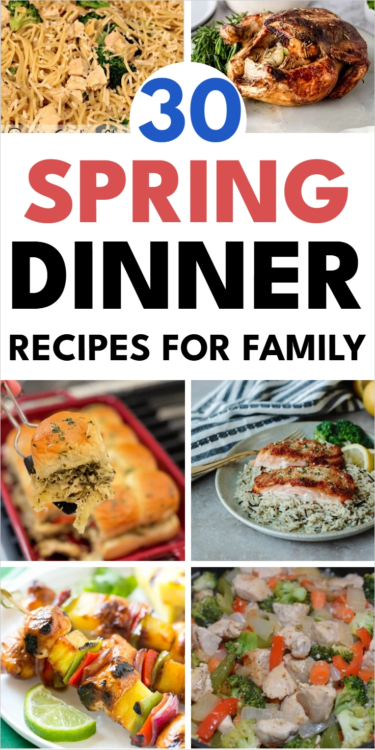 spring dinner recipes for family