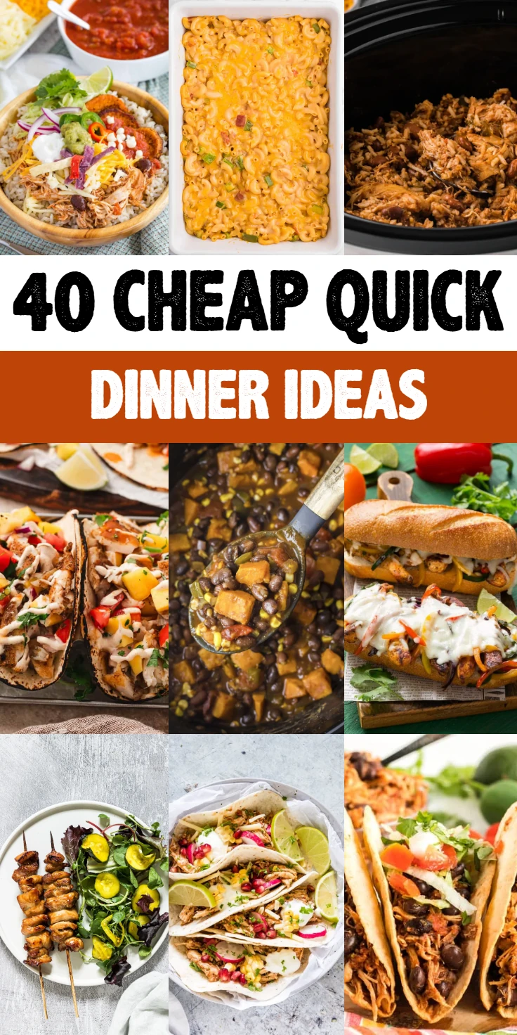 cheap quick dinner ideas
