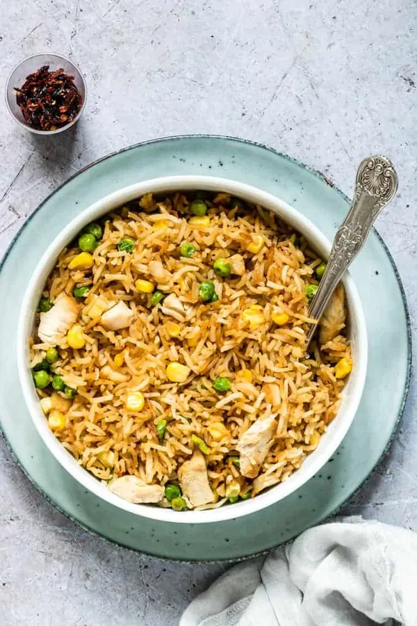 Air Fryer Chicken Fried Rice