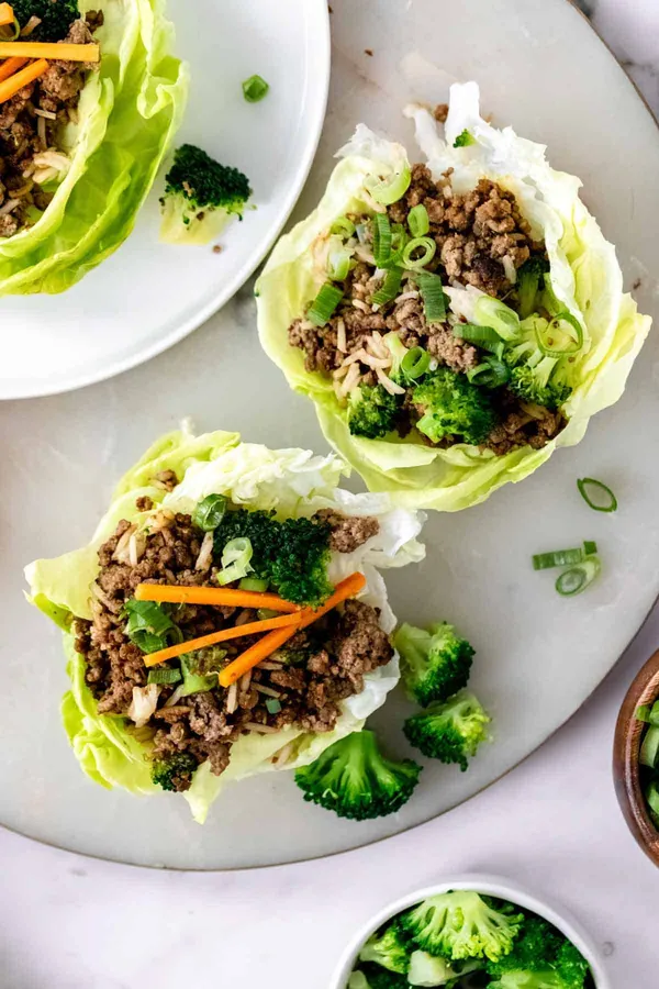 Asian Beef Lettuce Wraps