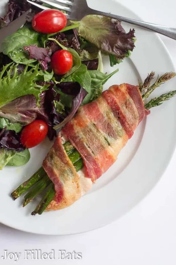 Asparagus Stuffed Chicken with Bacon