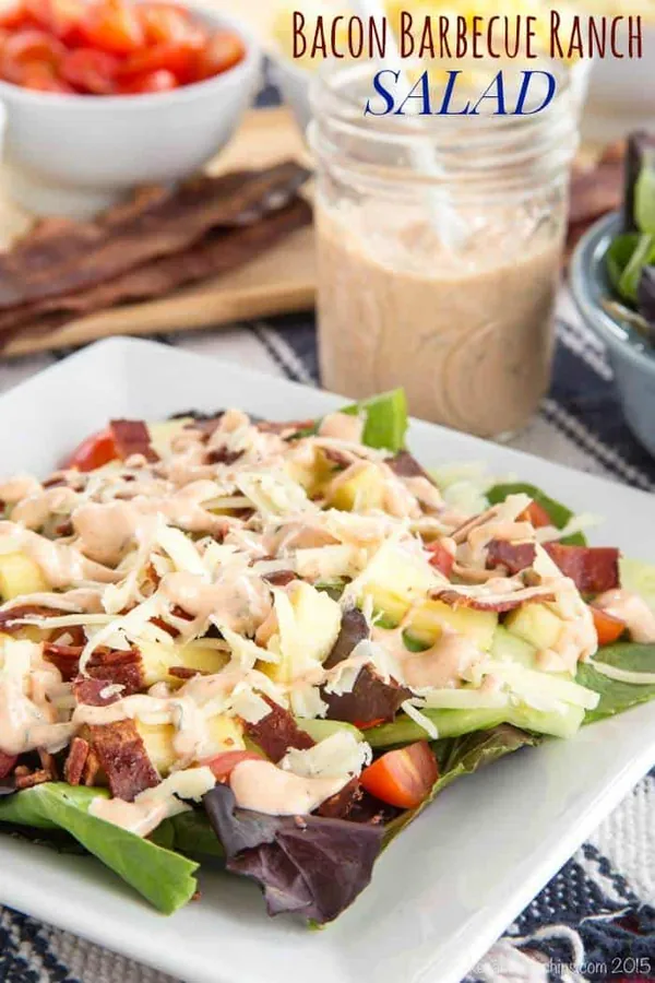 Bacon Barbecue Ranch Salad