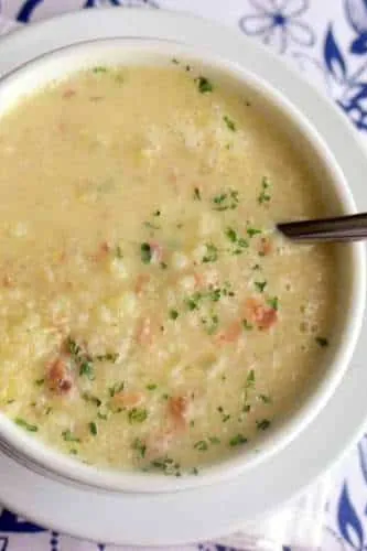 Bacon Cauliflower Soup