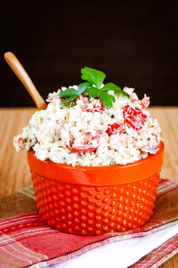 Bacon Ranch Quinoa Chicken Salad