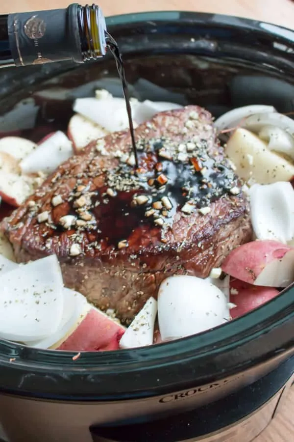 Balsamic Beef Roast and Veggies