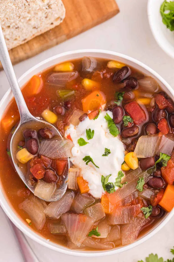 Black Bean Vegetable Soup