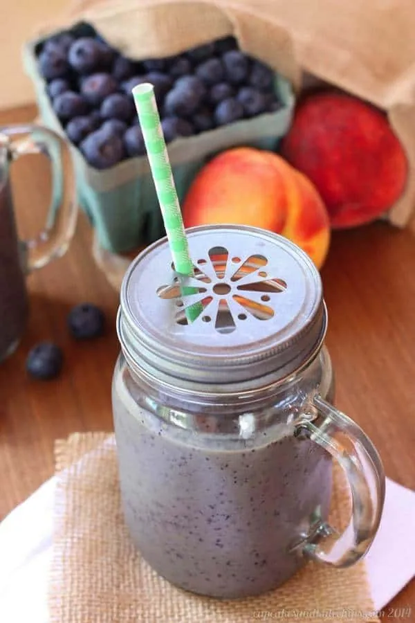Blueberry Peach Smoothie