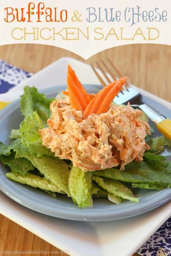 Buffalo Chicken Salad with Blue Cheese