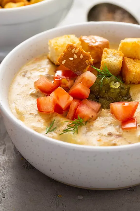 Cheeseburger Soup