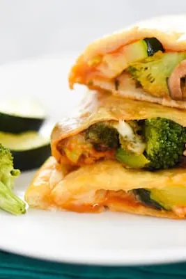 Cheesy Roasted Veggie Pockets