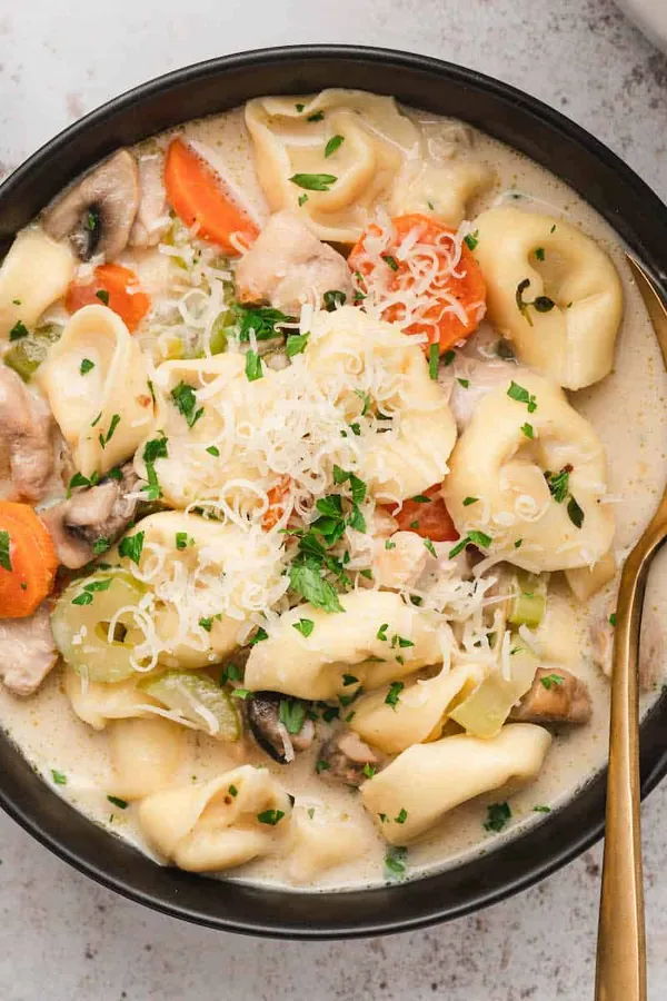 Chicken and Tortellini Soup