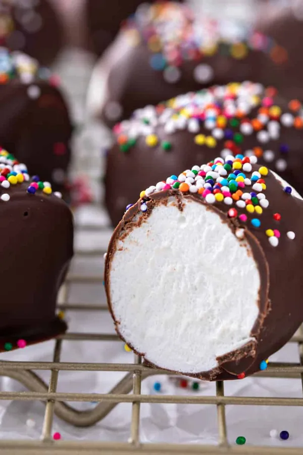 Chocolate-Covered Marshmallows