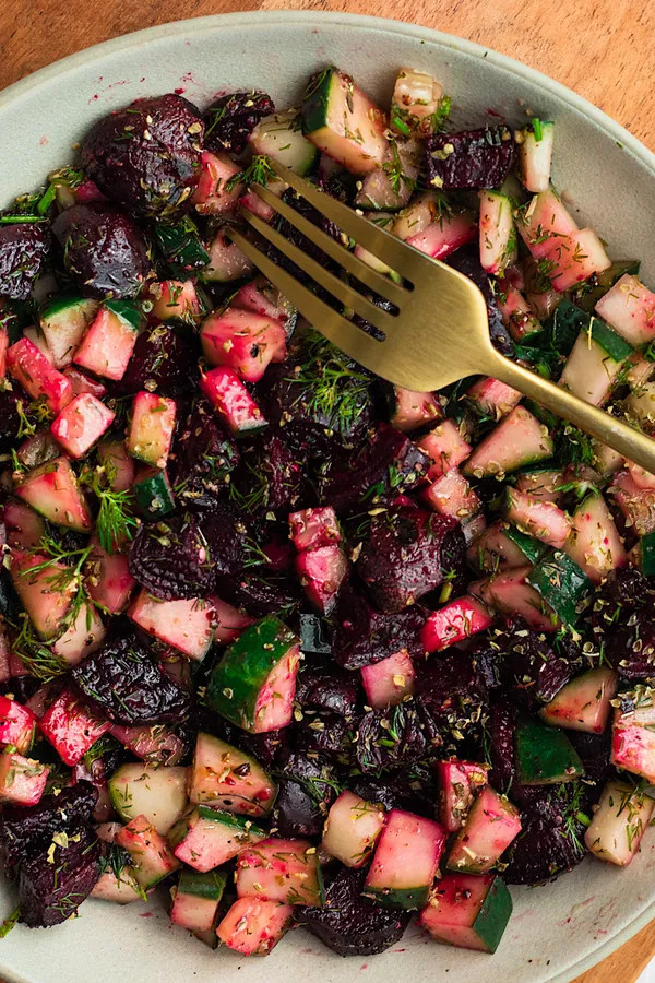 Cucumber and Beetroot Salad