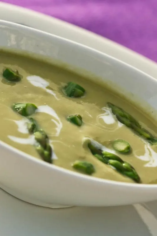 Dairy Free Cream of Asparagus Soup