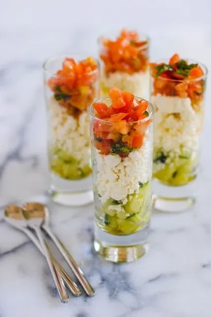 Feta Salad Shooters