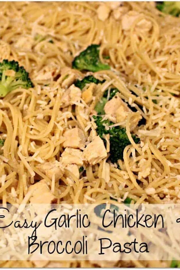 Garlic Chicken and Broccoli Pasta