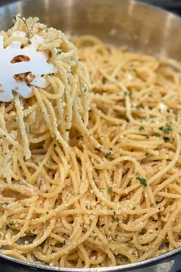 Garlic Parmesan Spaghetti