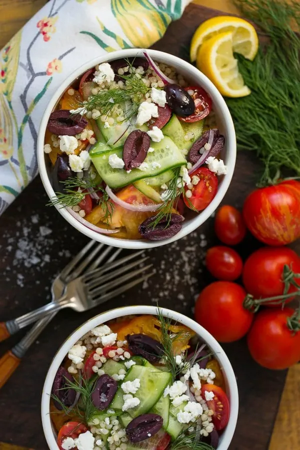 Greek Couscous Bowls