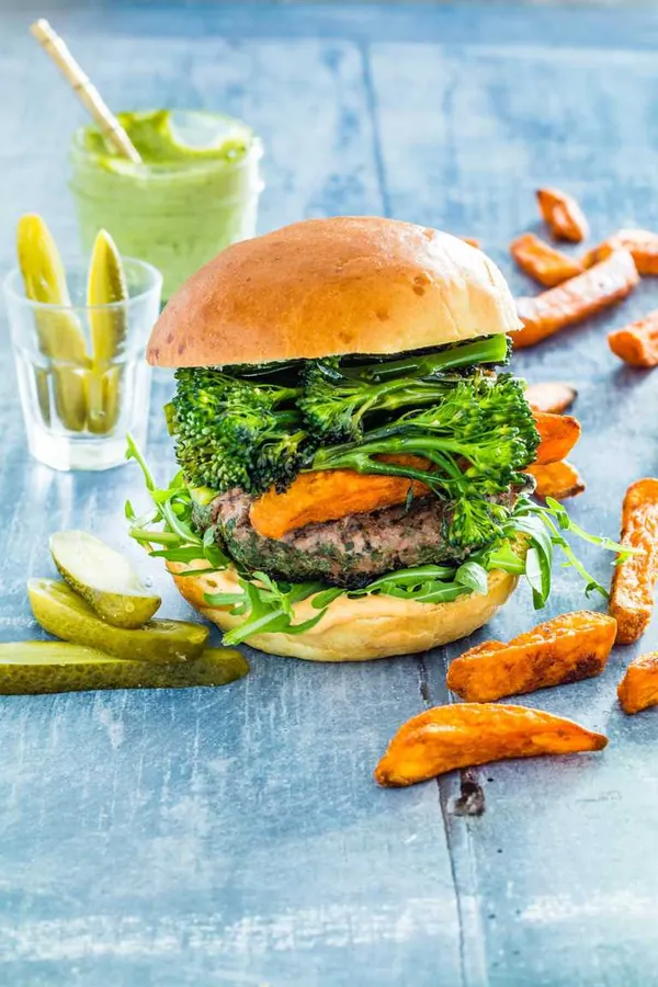 Herb Loaded Beef Burgers